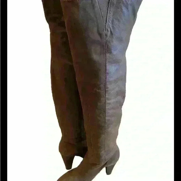 Joie over the knee boots brown sued US size 6 - Picture 7 of 8